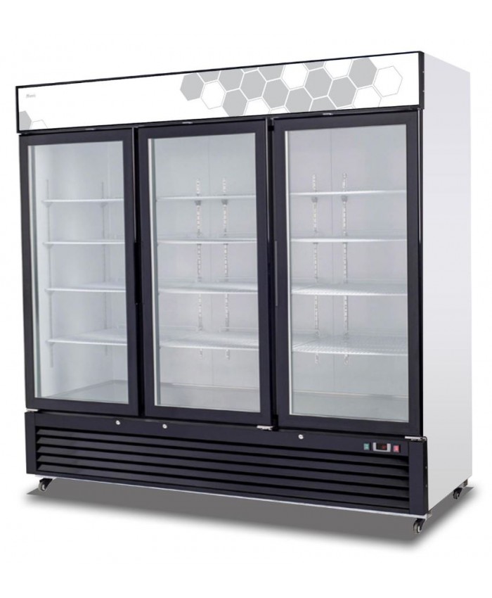 3 Glass Door Reach-in Freezer (Migali)